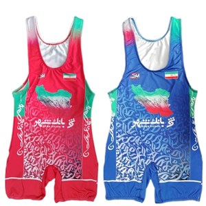 دوبنده کشتی پارچه اعلا تیم ملی طرح بانک شهر سایز MوLوXL