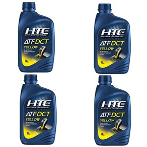 روغن گیربکس اتوماتیک اچ تی سی اویل مدل ATF DCT YELLOW حجم 1 لیتر بسته 4 عددی