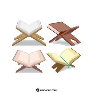 وکتور قرآن همراه با رحل کارتونی 1