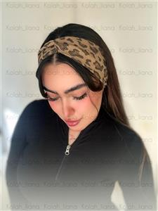 هدبند کبریتی نخ پنبه  پلنگی گره ای🐆