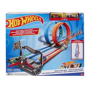 کیت ماشین بازی هات ویلز مدل Double Loop Dash کد GFH85