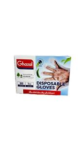 غزال دستکش یکبار مصرف 100 عددی