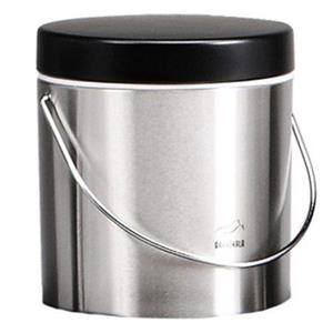 قوطی روغن استیل مشکی درب فلزی بهازکالا کد 16010070