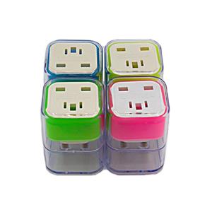 تبدیل برق ۳ به ۲ چراغ دار التکا مدل 10A-220V