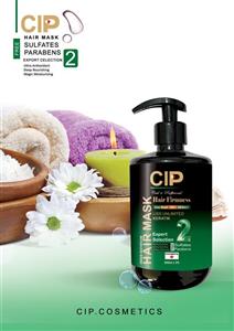 ماسک مو داخل حمام فری سولفات CIP (محصول کانادا) مناسب موهای کراتینه شده حجم 500 میل
