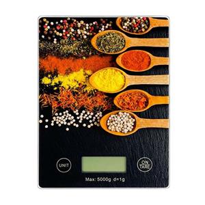 ترازو آشپزخانه دیجیتال مدل KITCHEN SCALE SH-S حداکثر ظرفیت قابل اندازه‌گیری 5 کیلوگرم با دقت اندازه‌گیری 1 گرم
