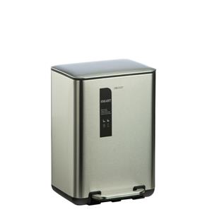سطل زباله اسمارت 12 لیتر مشکی مدل فیونا 6976 SMART - FIONA