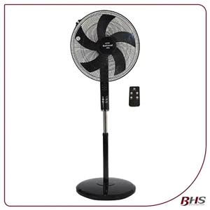 پنکه پنج پره ایستاده ریموت دار مشکی اینترناسیونال آنیل مدل 5Blade Fan