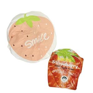 ماسک مو با کلاه توت فرنگی کاریته 25میل karite Strawberry hair mask cap
