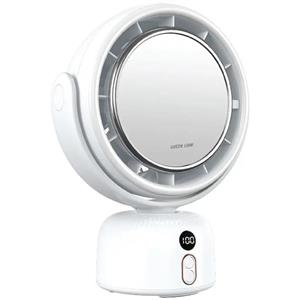 آینه آرایشی و پنکه رومیزی گرین لاین Green Lion Makeup Mirror Fan