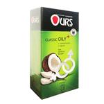 کاندوم روان کننده نارگیل Ours classic Oily اورز بسته 12 عددی