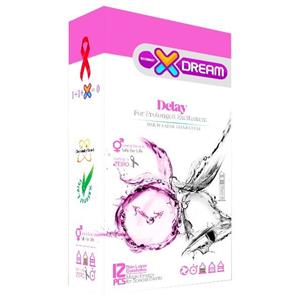 کاندوم تاخیری ایکس دریم Xdream Delay Condom بسته 12 عددی X Dream Delay Condom 12pcs