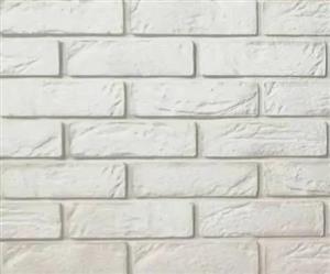 آجر نما دکوراتیو (هلندی / آنتیک) سفید آتریسا