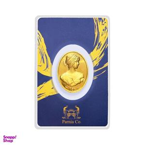 شمش طلای 24 عیار پرنیا  مدل فرکانسی طرح نقش برجسته آناهیت 