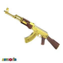 تفنگ کلاشینکف فلزی تیر ژله ای رگباری آیتم 716A