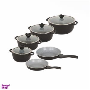 سرویس پخت و پز 10 پارچه عروس مدل کلاسیک خطی