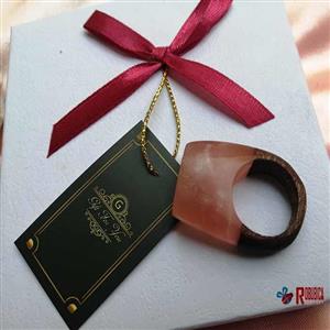 انگشتر چوب و رزین