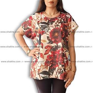 تیشرت زنانه گل کوکب