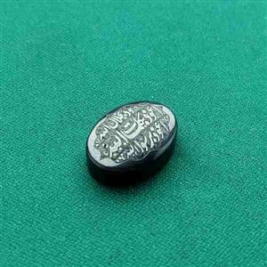 نگین حدید صینی با حکاکی هفت جلاله (7جلاله) کد{10638}