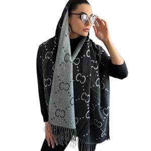 شال موهر گوچی Gucci GG Jacquard Wool Silk