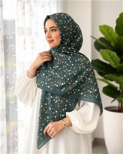 روسری نخی گلریز منگوله دار