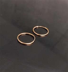 گوشواره حلقه ای طلا