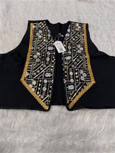 وست سوزندوزی زنانه مخمل