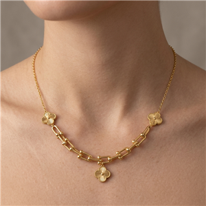 گردنبند زنانه تیفانی ونکلیف (شبدر)