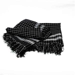چفیه پلی استر بدون گره رنگ مشکی سایز1*1کد 462