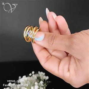 انگشتر چند لاین دخترانه کد 968