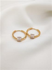 گوشواره حلقه ای نگین دار ژوپینگ 349