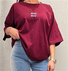 تیشرت طرح چاپی miu زنانه (پرفروش) – کد:121