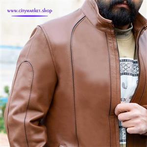 کاپشن چرم مردانه مدل MH1094