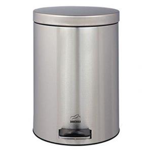 سطل زباله پدالدار 14 لیتری سایلنت استیل بهازکالا کد 16176063 Bahaz Kala Recycle Bin Litre 