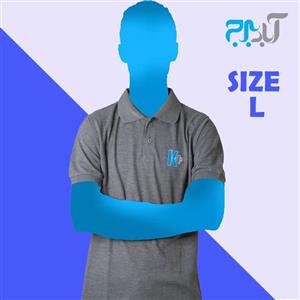 تیشرت یقه دار جودون با چاپ +k سایز لارج (L)