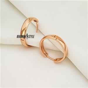 گوشواره زنانه ژوپینگ حلقه ای E9024 - خانومی استایل