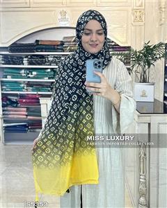 شال پلیسه نخی وارداتی S5353 - میس لاکچری
