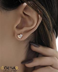 گوشواره قلب کلاسیک ژوپینگ | کد 424
