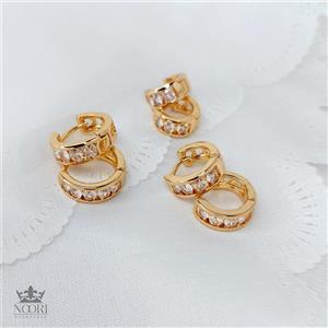گوشواره حلقه ای نگیندار Ysx