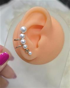گوشواره ایرکاف مرواریدی ژوپینگ کد 2076