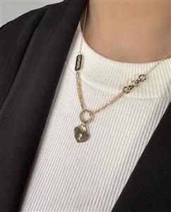 گردنبند طلا 4.19 GR فانتزی زنانه طرح قلب تیفانی