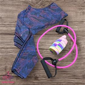 لگ ورزشی زنانه کریویت سرمه ای طرح دار