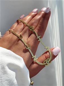 گردنبند زنانه طرح شنل