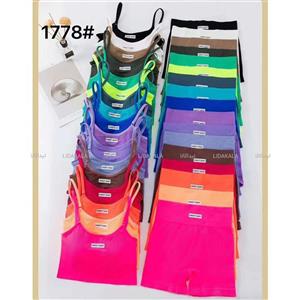 ست نیم تنه اسپرت طرح sweet baby کد 1778