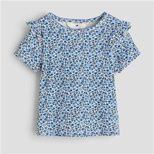 تیشرت کبریتی گل گلی برند H&M