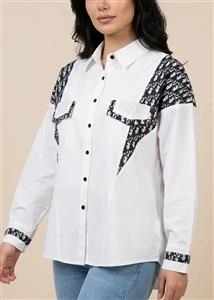 شومیز وارداتی لینن dior کد1010
