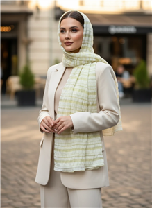 شال _حریر_پفکی_شیشه ای