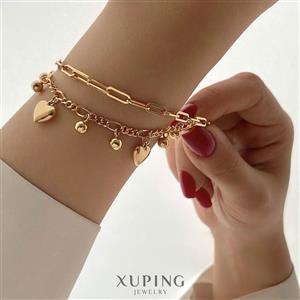 دستبند دولاین قلب آویز ژوپینگ