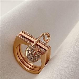 انگشتر مینیمال نگین دار ژوپینگ