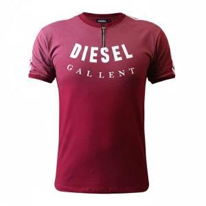 تیشرت نیم زیپ طرح DIESEL رنگ قرمز